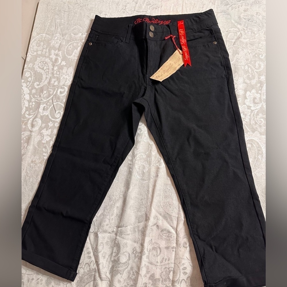 One Republic for All cropped black pants size 12
